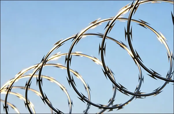 Stainless steel blades concertina razor wire loops CBT-65
