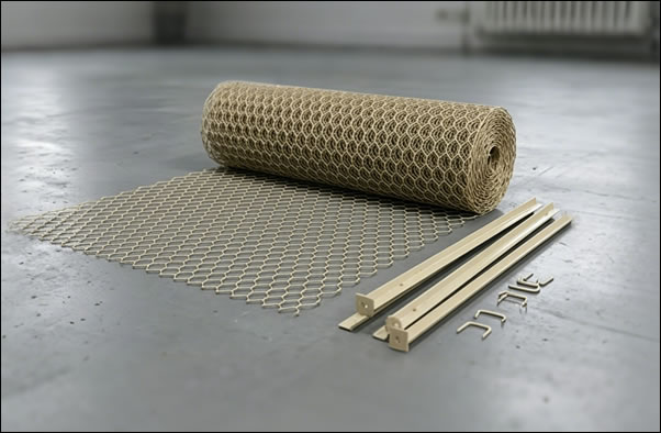 1/2 inch plastic coated chicken wire with post